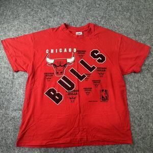 Vintage Chicago Bulls Single Stitch T Shirt Size XL 90s VTG Michael Jordan